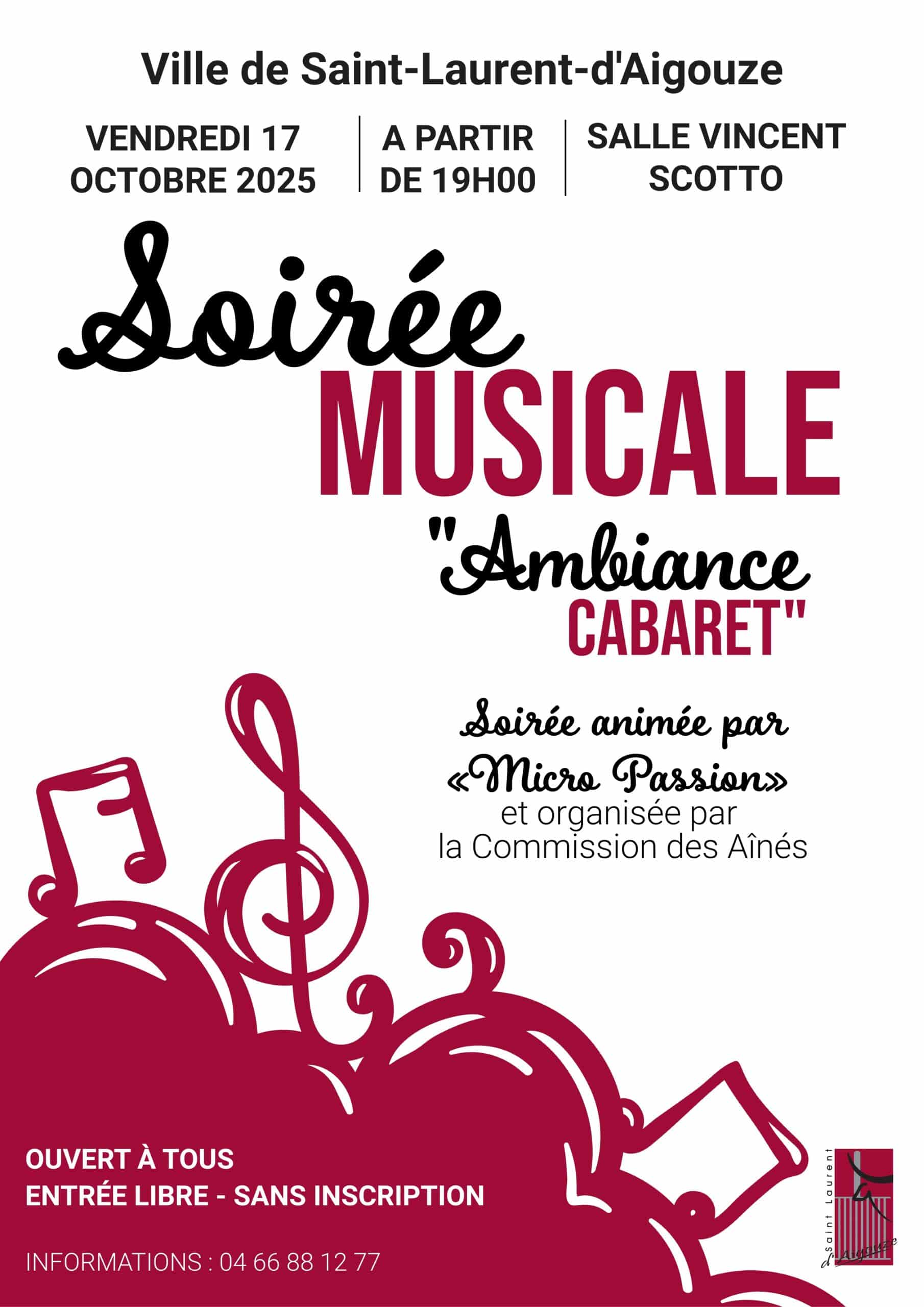 Soirée musicale ambiance cabaret Arlette