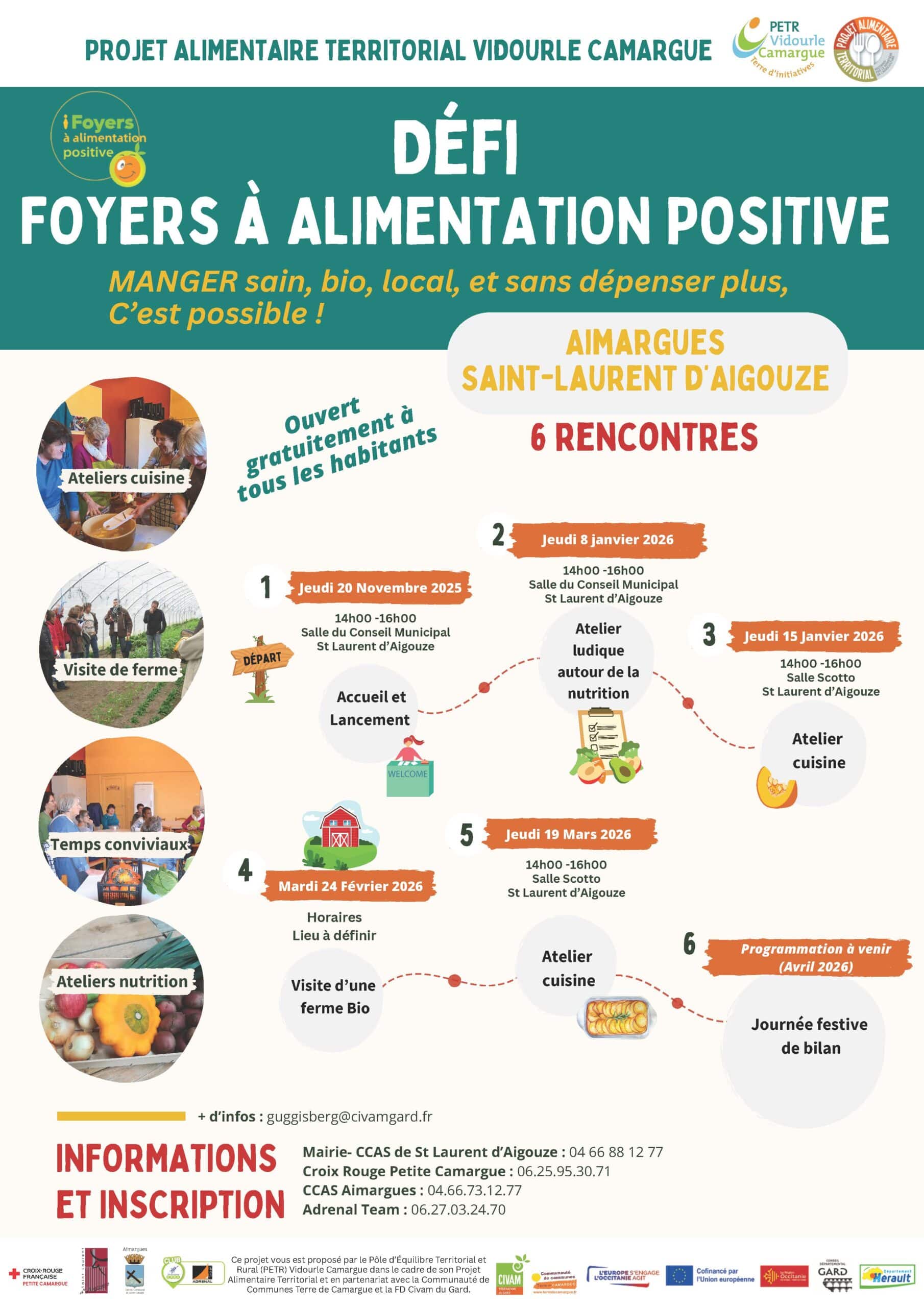 Affiche défi FAAP Aimargues-StLD'Aigouze