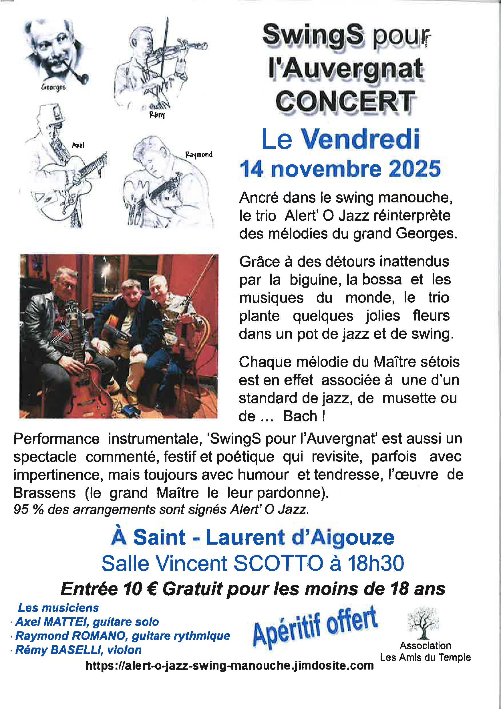 soirée amis du temple 14 11 25