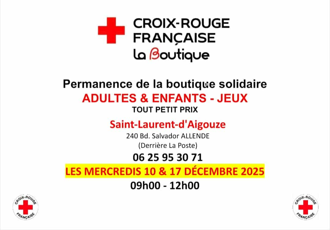 croix rouge 10 et 17 12 25