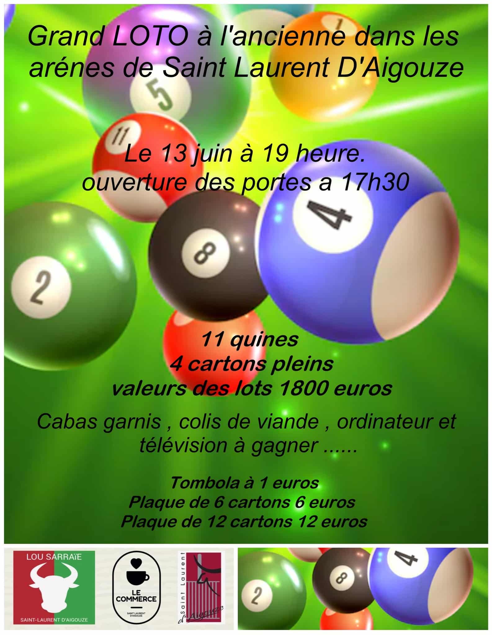 loto sarraié 13 juin soir