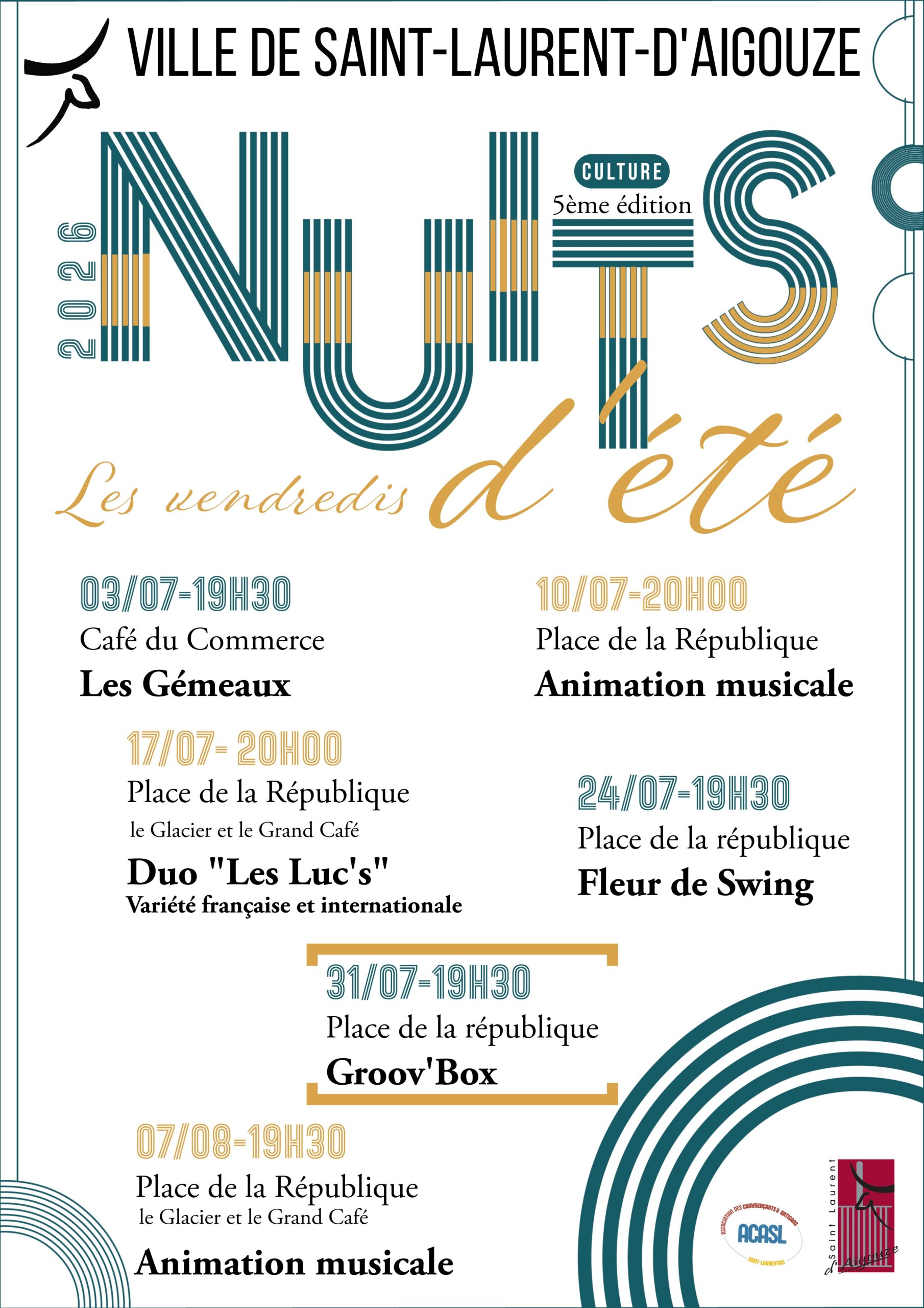 Nuits d'éte Groov'box